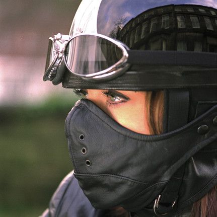 Davida Leather Face Mask Classic Mk 2